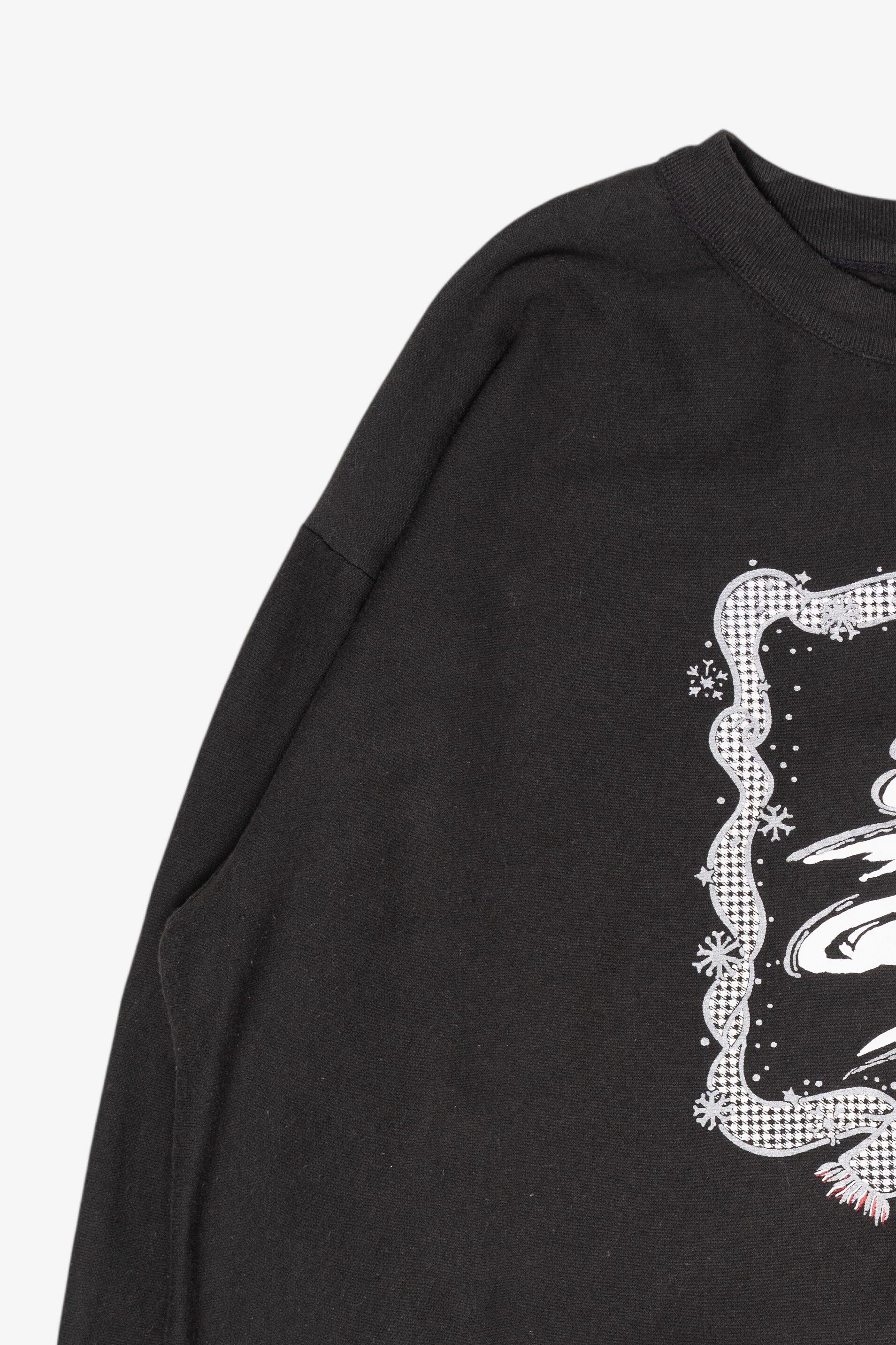 Snowman Cyclone Vintage Ugly Christmas Sweatshirt (1990s)
