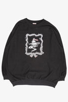 Snowman Cyclone Vintage Ugly Christmas Sweatshirt (1990s)