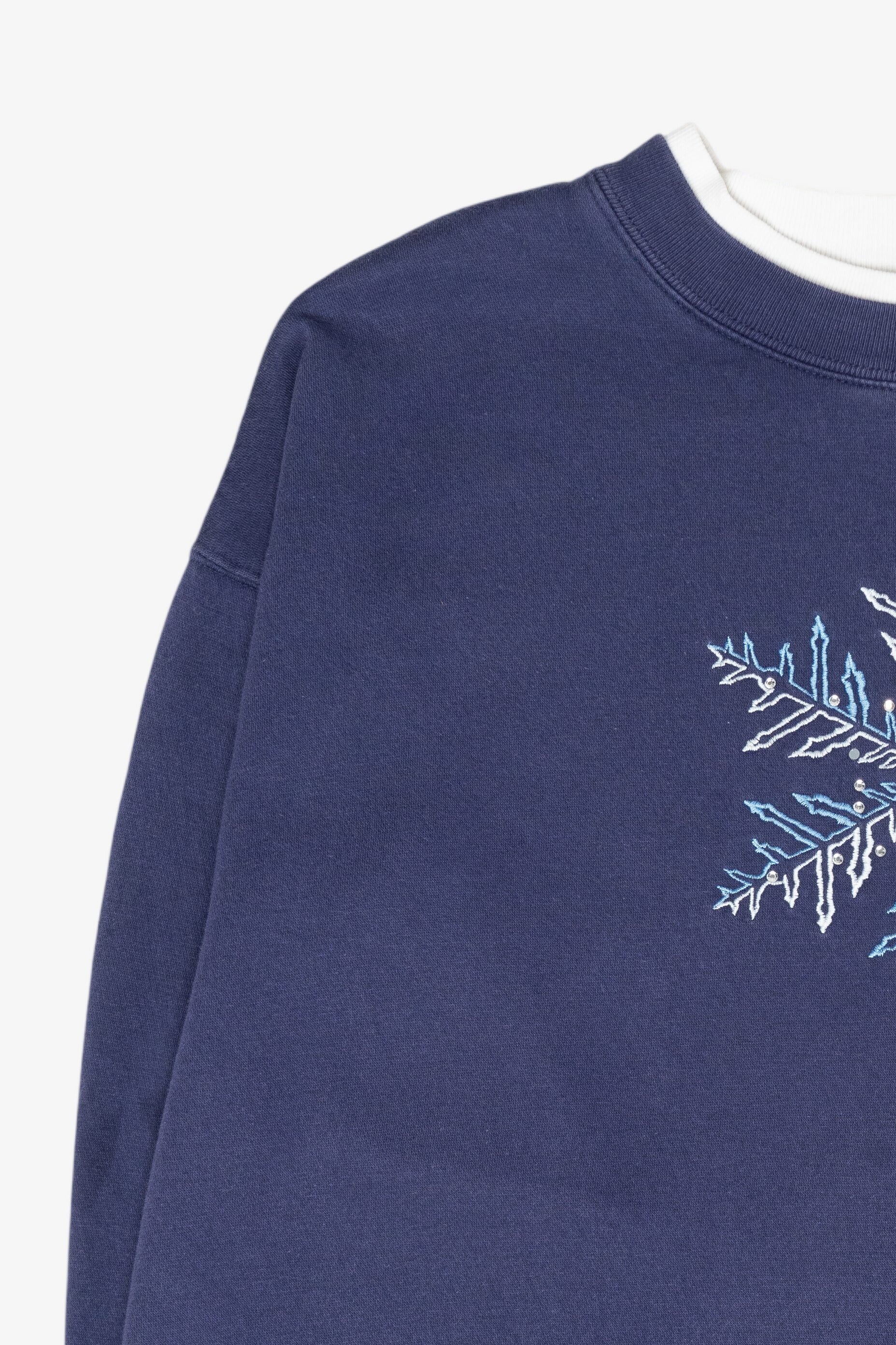 Snowflake Vintage Ugly Christmas Sweatshirt (1990s)