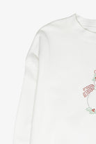 Studded Snowman Vintage Ugly Christmas Sweatshirt (1990s)