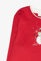 Bird Watching Snowmen Vintage Ugly Christmas Sweatshirt (2000s)