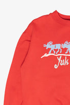 "Yule Train" Santa Sled Vintage Ugly Christmas Sweatshirt (1980s)