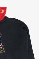 Abstract Snowman Vintage Ugly Christmas Sweatshirt (1990s)