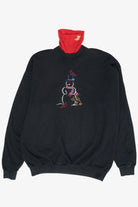 Abstract Snowman Vintage Ugly Christmas Sweatshirt (1990s)