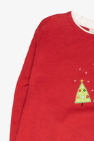 Jolly Trees Vintage Ugly Christmas Sweatshirt (1990s)