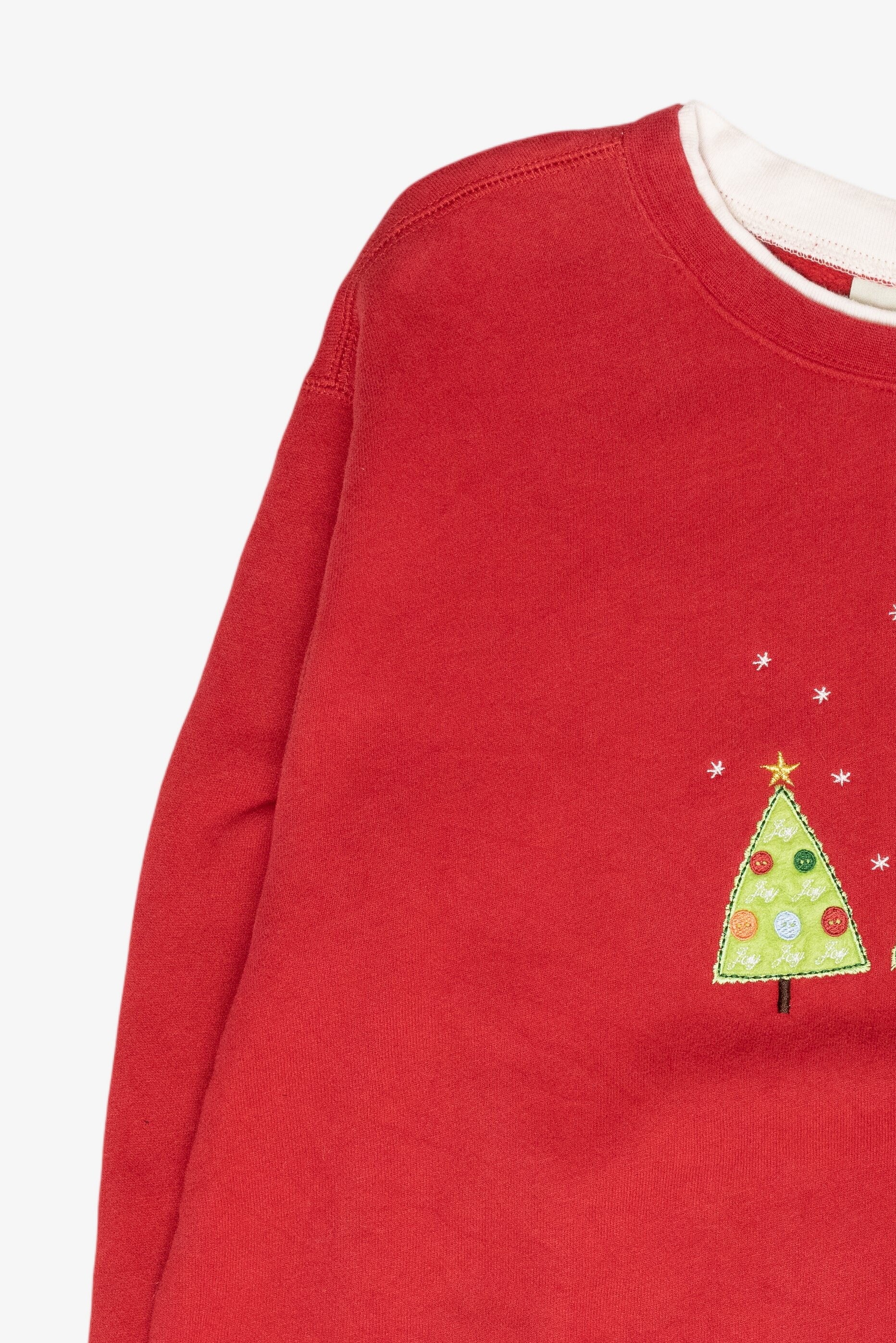 Jolly Trees Vintage Ugly Christmas Sweatshirt (1990s)