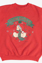 Vintage "I've Been Mistletoed" Bear Ugly Christmas Sweatshirt (1990s)