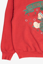 Vintage "I've Been Mistletoed" Bear Ugly Christmas Sweatshirt (1990s)