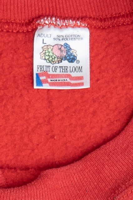 Vintage "I've Been Mistletoed" Bear Ugly Christmas Sweatshirt (1990s)