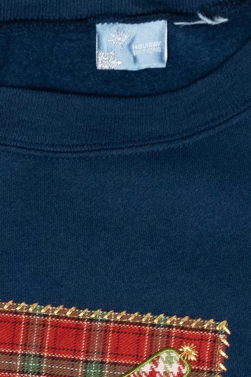 Snowman Friends Vintage Ugly Christmas Sweatshirt (1990s)
