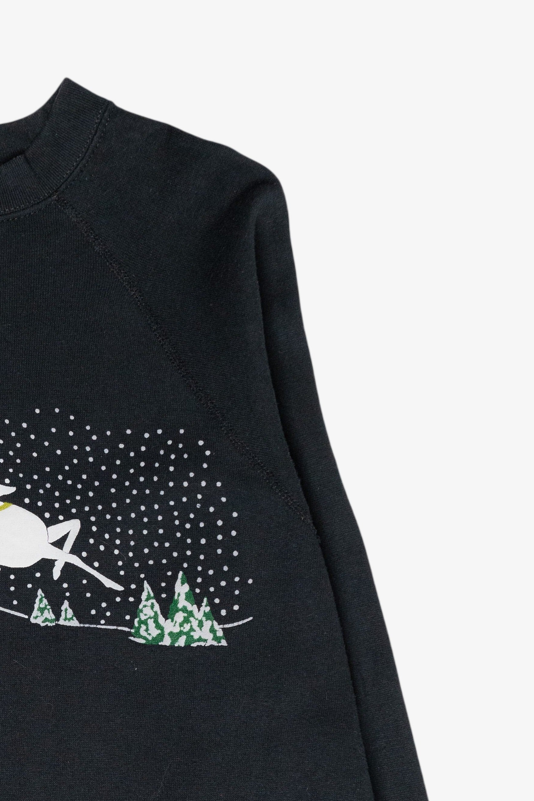 Prancing Reindeer Vintage Ugly Christmas Sweatshirt (1990s)
