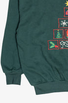 Vintage Embroidered Ugly Christmas Sweatshirt (1990s)