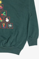 Vintage Embroidered Ugly Christmas Sweatshirt (1990s)