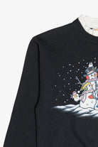 Vintage Snowmen Family Christmas Sweatshirt (1990s)