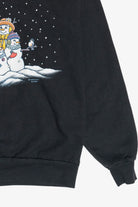 Vintage Snowmen Family Christmas Sweatshirt (1990s)