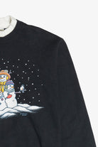 Vintage Snowmen Family Christmas Sweatshirt (1990s)