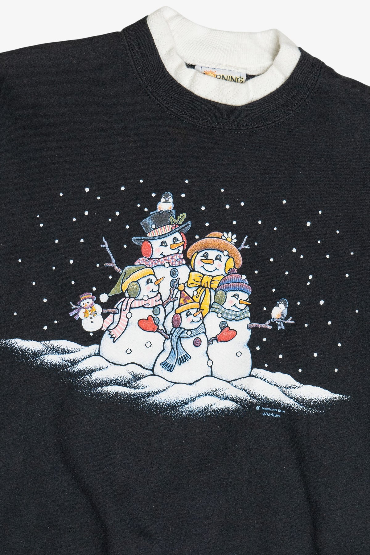 Vintage Snowmen Family Christmas Sweatshirt (1990s)
