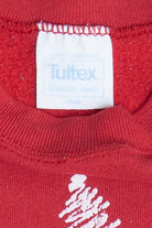 Vintage "White Christmas" Snowy Trees Christmas Sweatshirt (1990s)