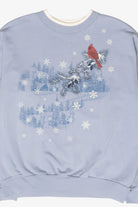 Cardinal Frost Vintage Ugly Christmas Sweatshirt (1990s)