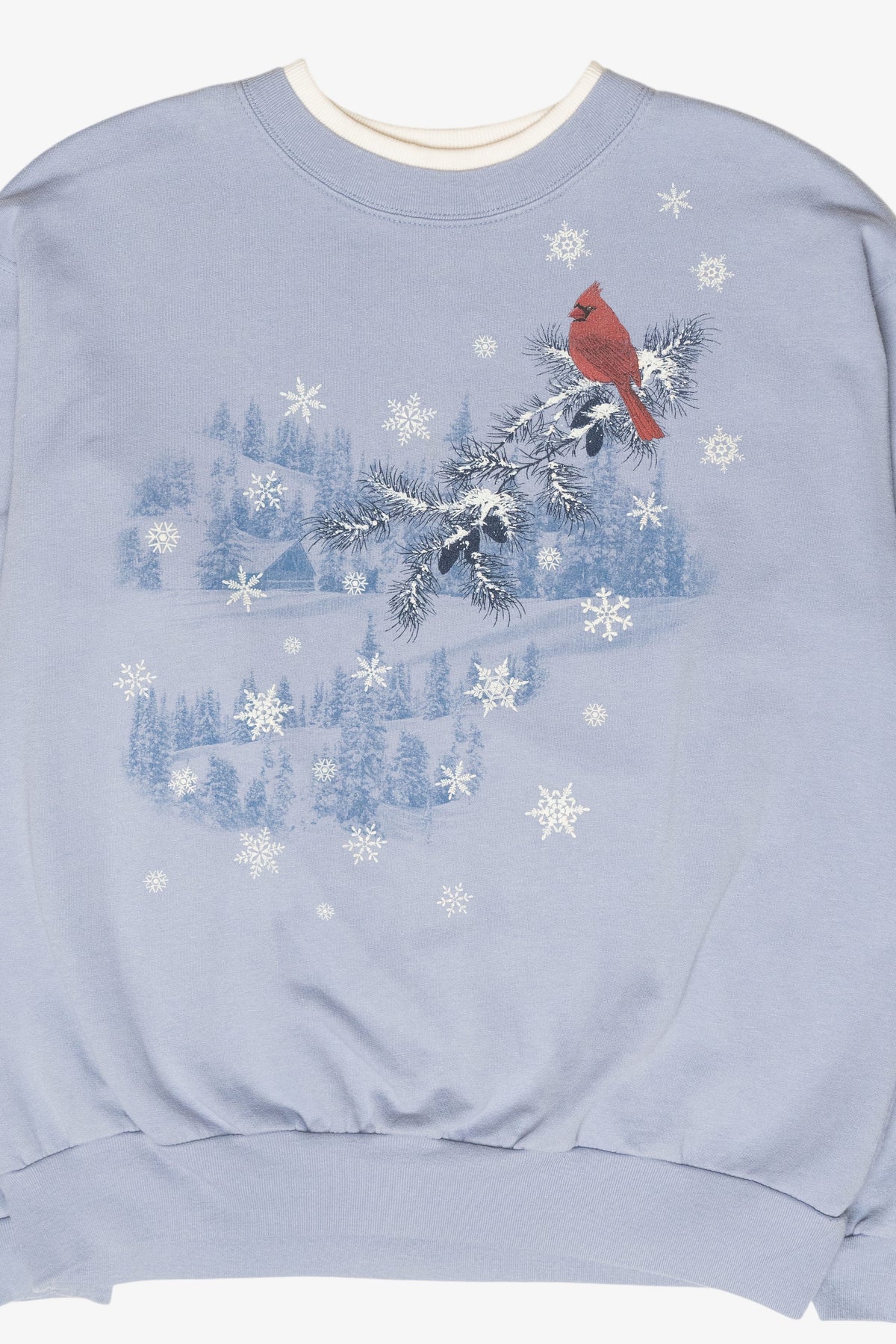 Cardinal Frost Vintage Ugly Christmas Sweatshirt (1990s)