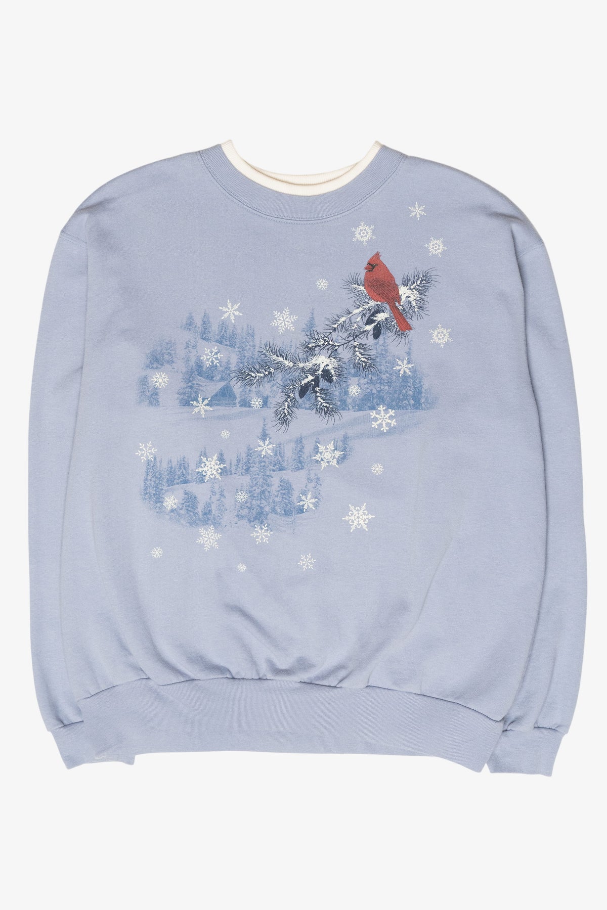 Cardinal Frost Vintage Ugly Christmas Sweatshirt (1990s)