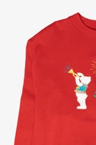 Trumpeter Bears Vintage Ugly Christmas Sweatshirt (1990s)