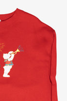 Trumpeter Bears Vintage Ugly Christmas Sweatshirt (1990s)