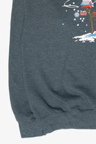 "Warm Wishes" Snowman Vintage Ugly Christmas Sweatshirt (2000s)