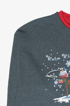 "Warm Wishes" Snowman Vintage Ugly Christmas Sweatshirt (2000s)