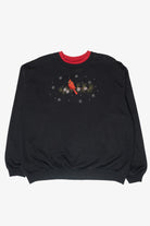 Cardinal Branch Vintage Ugly Christmas Sweatshirt (1990s)