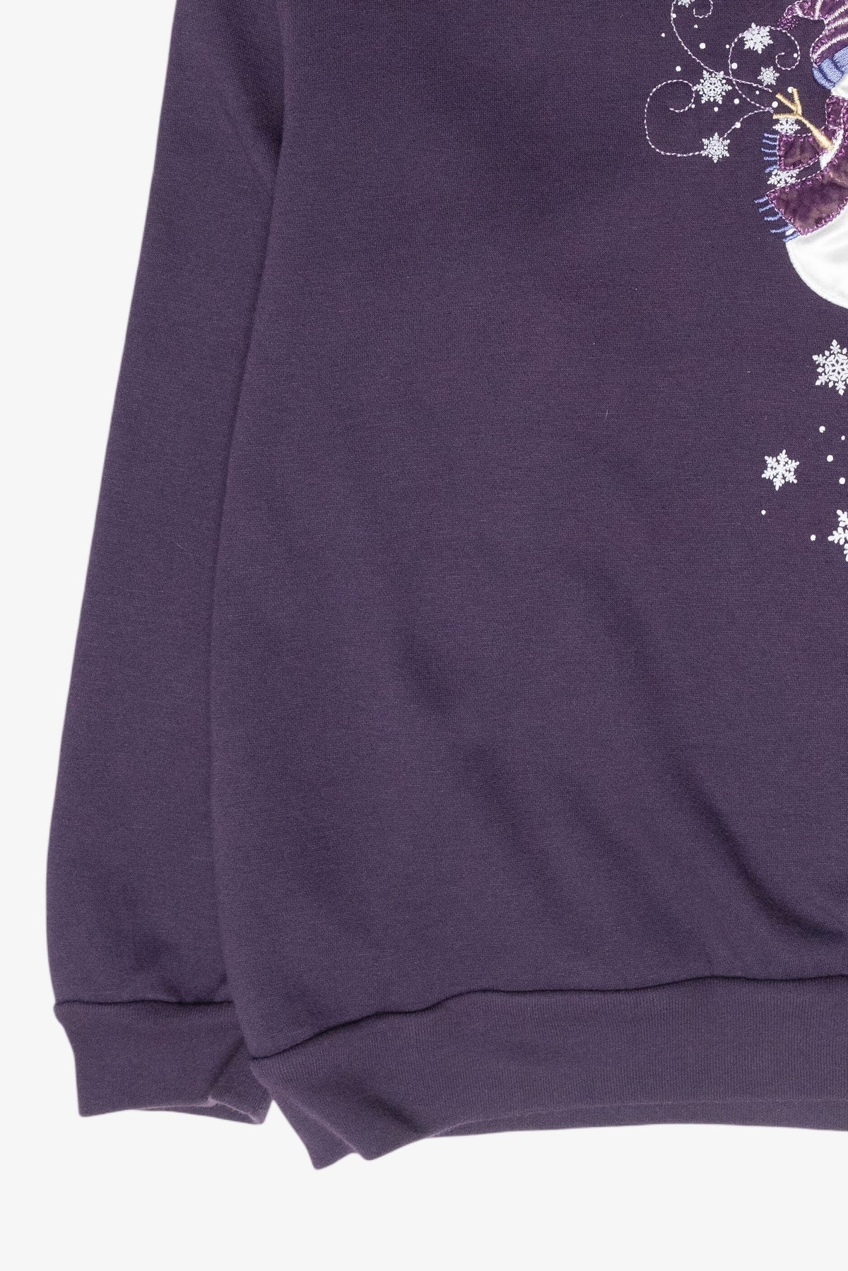 Whimsy Snowman Vintage Ugly Christmas Sweatshirt (2000s)