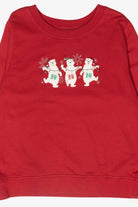 "Ho Ho Ho" Polar Bears Vintage Ugly Christmas Sweatshirt (2000s)