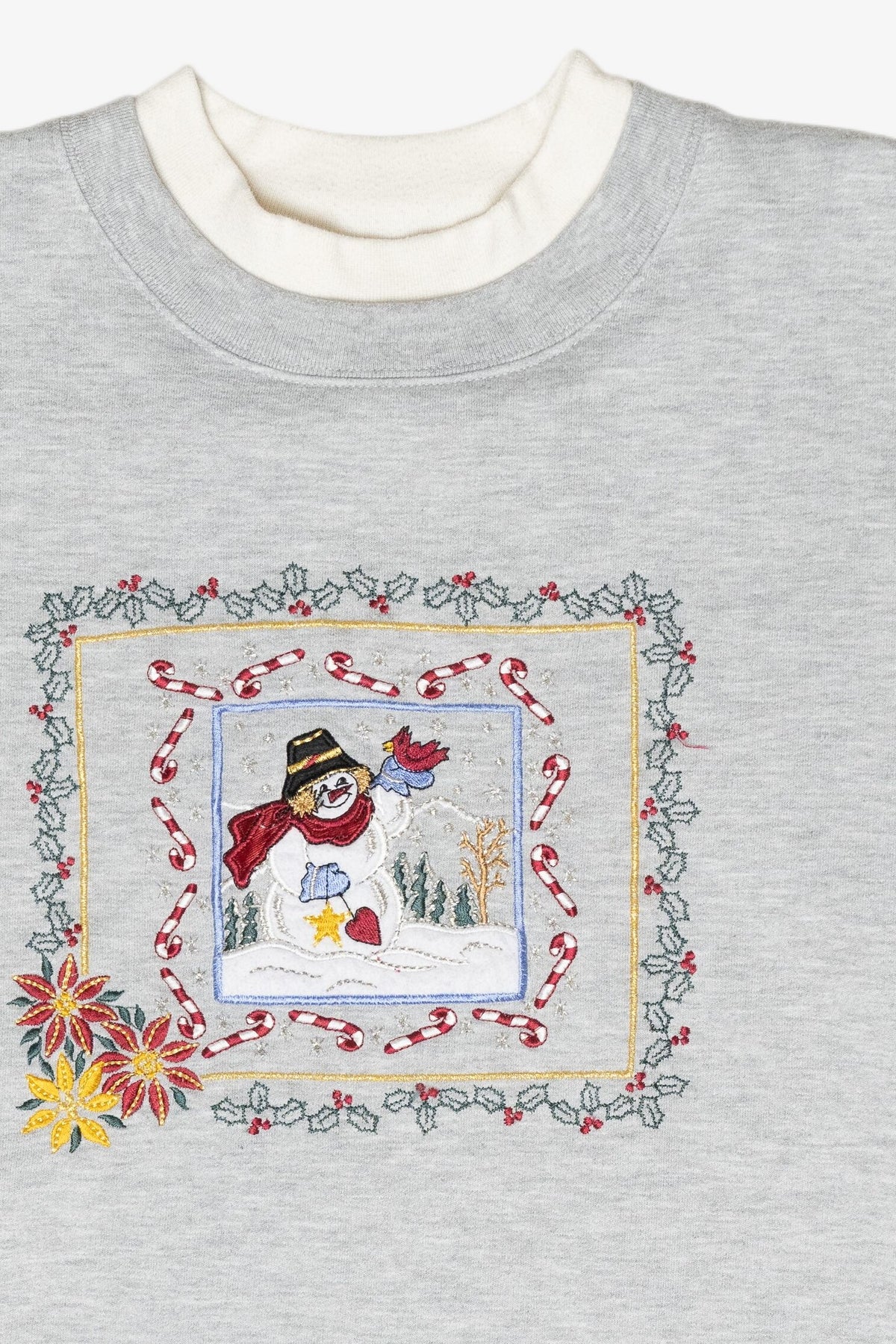 Sweet Snowman Vintage Ugly Christmas Sweatshirt (2000s)