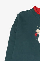 Snowman Angel Vintage Ugly Christmas Sweatshirt (1990s)