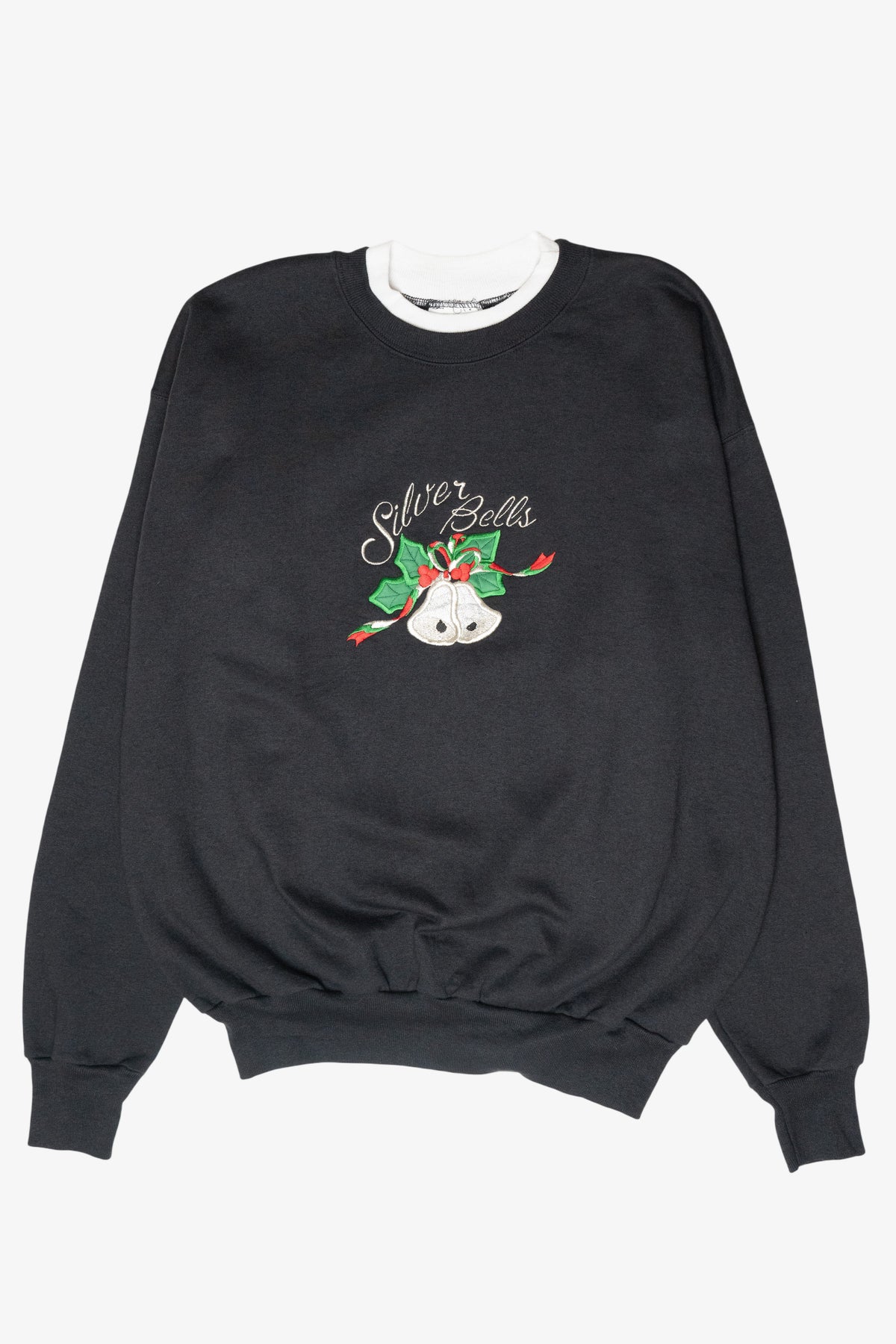 Silver Bells Vintage Ugly Christmas Sweatshirt (1980s)