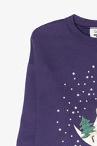 St. Nick Moon Vintage Ugly Christmas Sweatshirt (1990s)