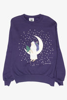 St. Nick Moon Vintage Ugly Christmas Sweatshirt (1990s)