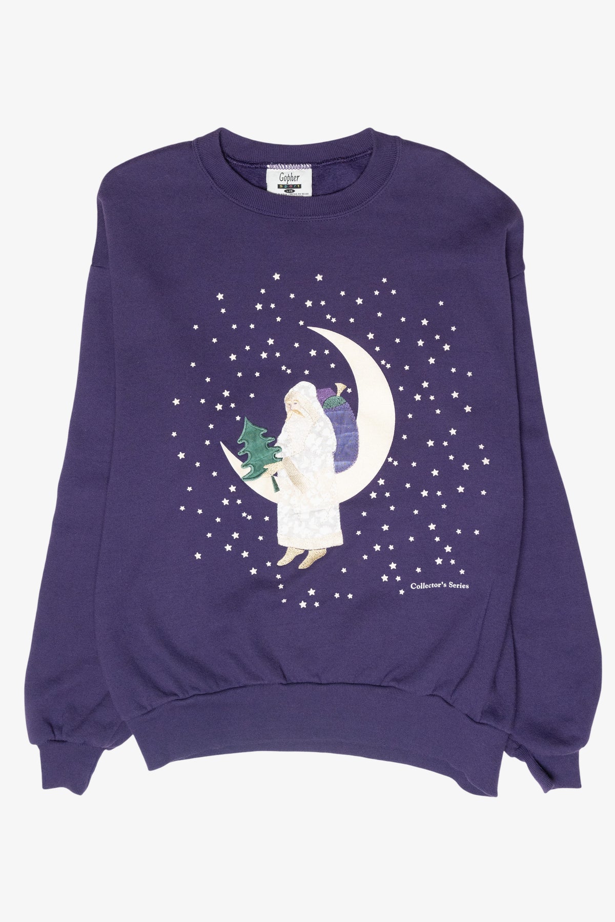 St. Nick Moon Vintage Ugly Christmas Sweatshirt (1990s)