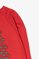 Handmade Tree Cutout Vintage Ugly Christmas Sweatshirt (1990s)