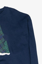 Handmade Winter Cabin Vintage Ugly Christmas Sweatshirt (1990s)