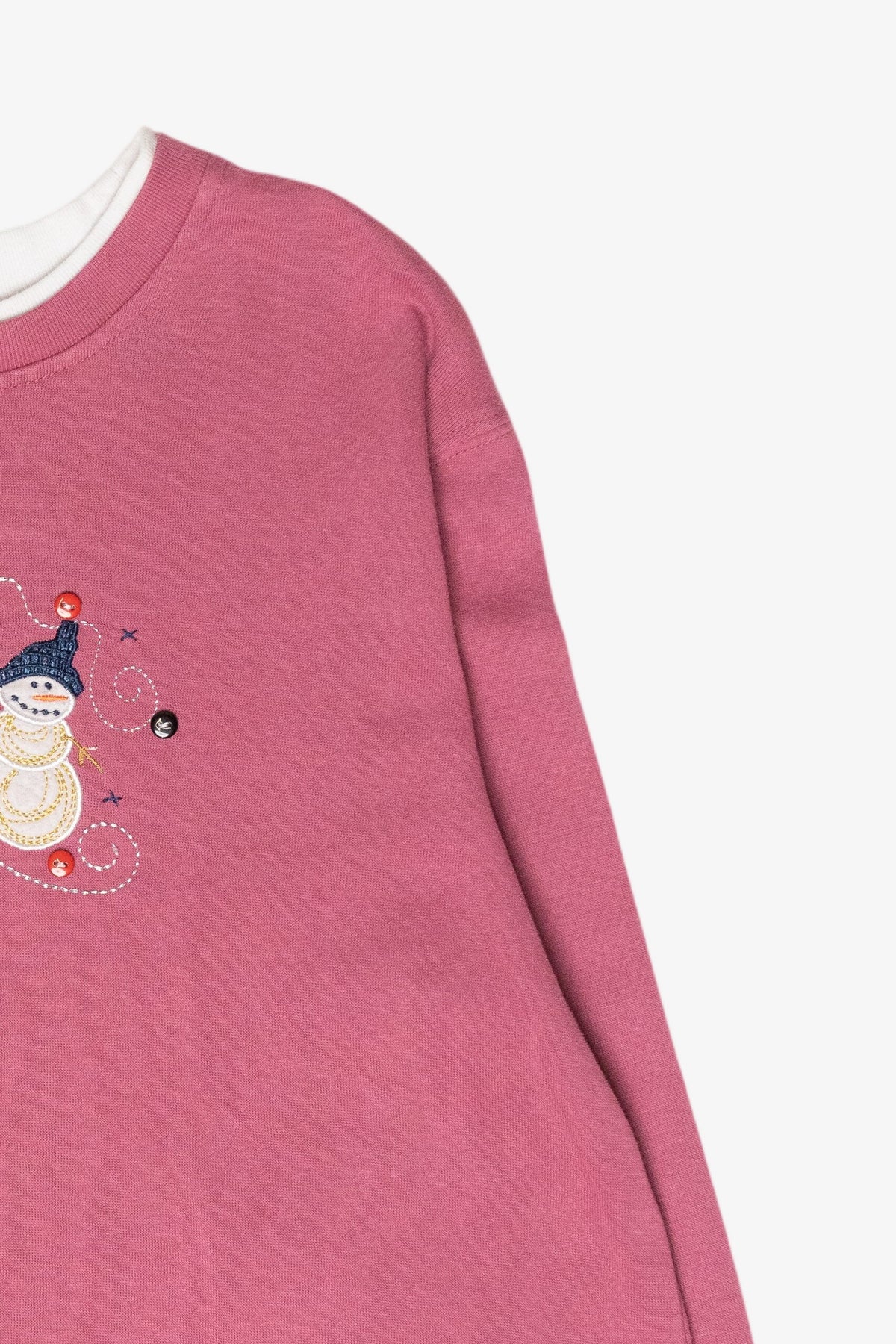 Snowmen Trio Vintage Ugly Christmas Sweatshirt (2000s)