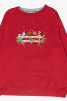 Chilly Birds Vintage Ugly Christmas Sweatshirt (1990s)