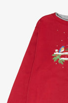 Chilly Birds Vintage Ugly Christmas Sweatshirt (1990s)