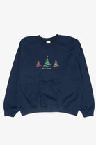 Zig-Zag Trees Vintage Ugly Christmas Sweatshirt (2000s)