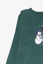 Caroling Snowmen Vintage Ugly Christmas Sweatshirt (2000s)