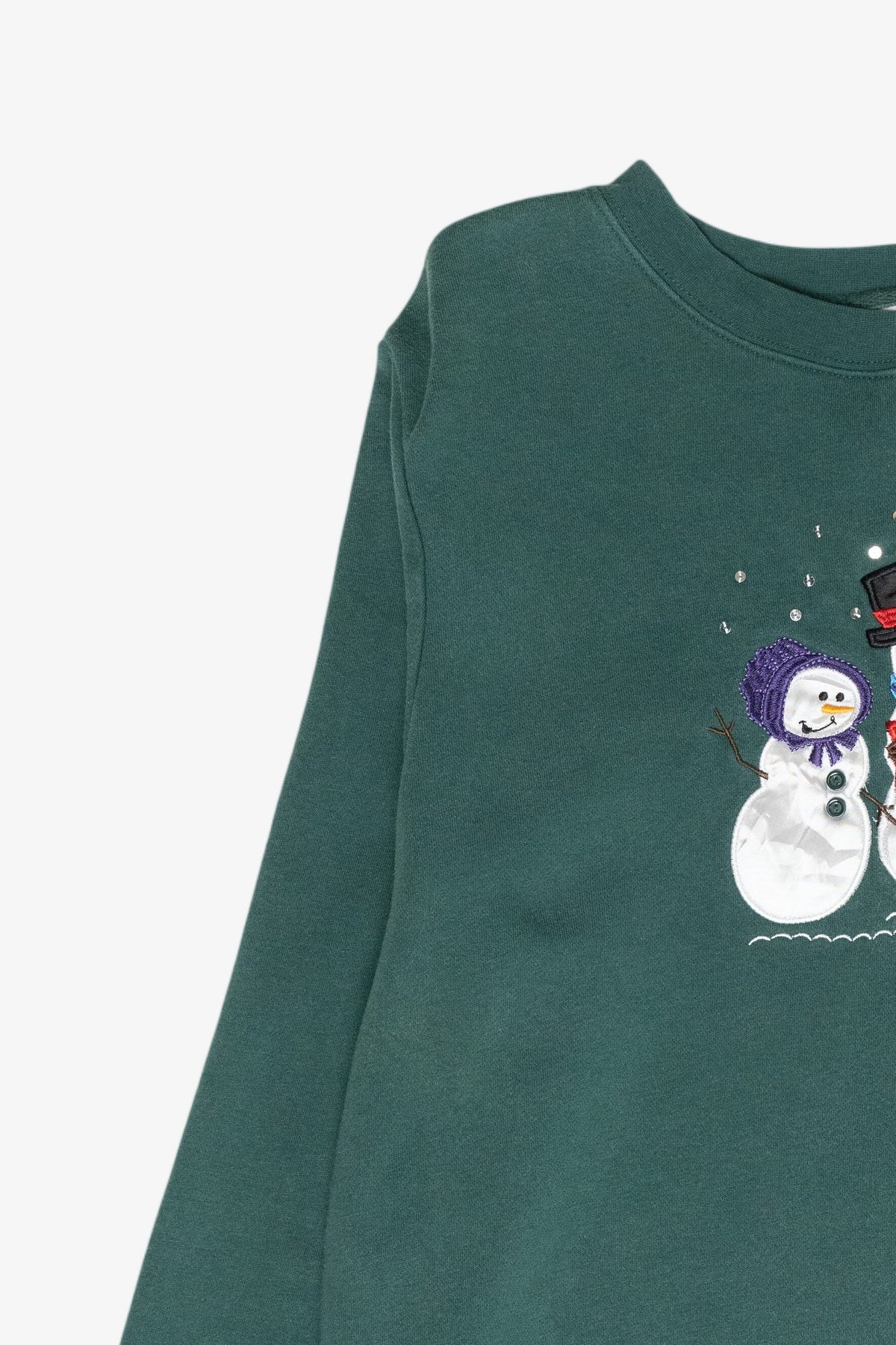 Caroling Snowmen Vintage Ugly Christmas Sweatshirt (2000s)