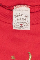 "Believe in Magic" Handmade Vintage Ugly Christmas Sweatshirt (1990s)