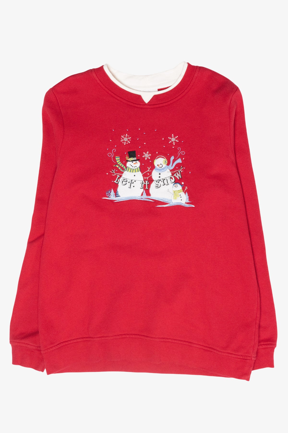 "Let It Snow" Vintage Ugly Christmas Sweatshirt (2000s)