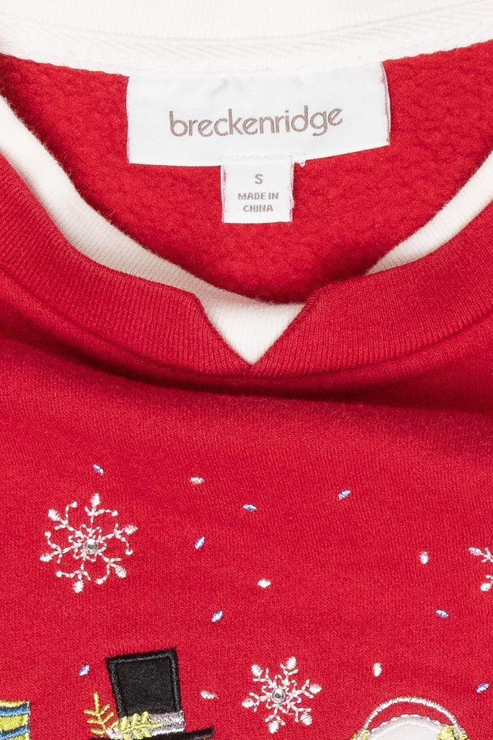 "Let It Snow" Vintage Ugly Christmas Sweatshirt (2000s)