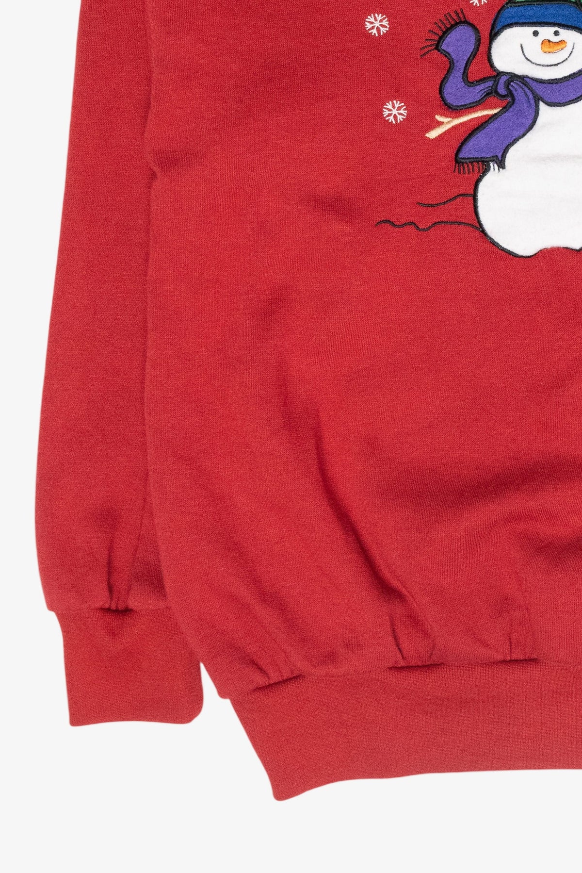 Snowmen Trio Vintage Ugly Christmas Sweatshirt (1990s)